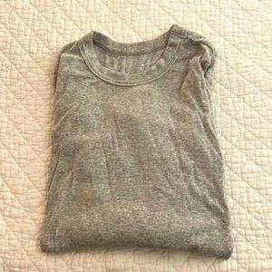 Aerie real soft grey long sleeve shirt